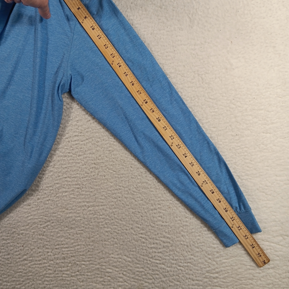Straight Down Pullover Mens XL Blue Crusher Quarter Zip Golf Performance - Picture 11 of 12